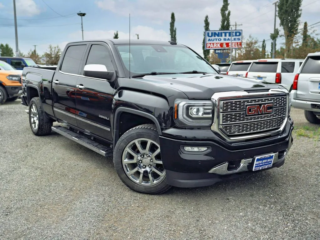 Black 2017 GMC Sierra 1500 Crew Cab Denali Pickup 4D 6 1/2 ft for sale in Anchorage, AK