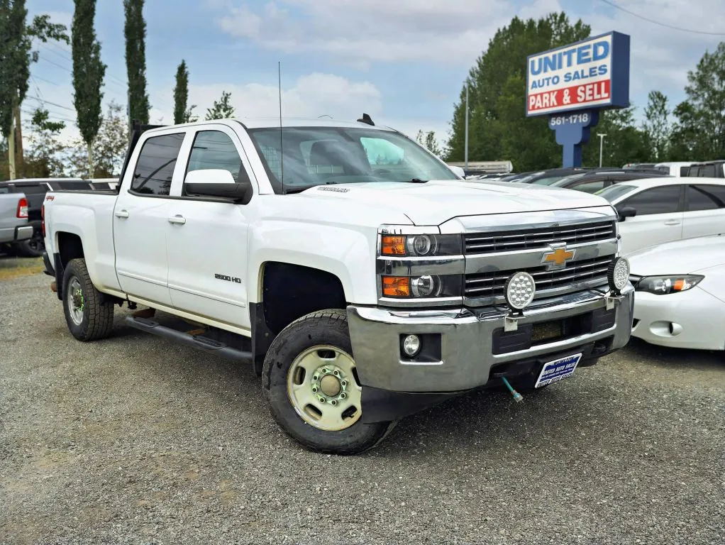 White 2015 Chevrolet Silverado 2500 HD Crew Cab LT Pickup 4D 6 1/2 ft for sale in Anchorage, AK