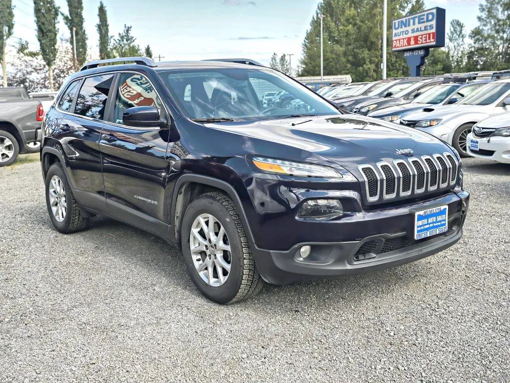 Blue 2015 Jeep Cherokee Latitude Sport Utility 4D for sale in Anchorage, AK