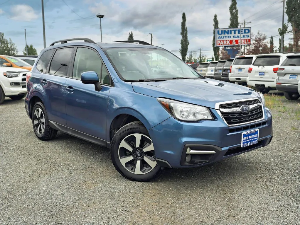 Blue 2018 Subaru Forester 2.5i Premium Sport Utility 4D for sale in Anchorage, AK