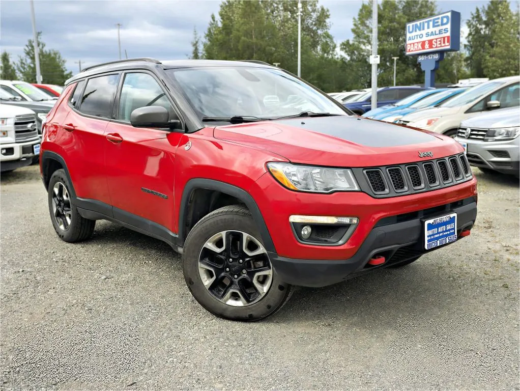 Red 2018 Jeep Compass Trailhawk Sport Utility 4D for sale in Anchorage, AK