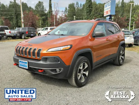 Photos of 2015 Jeep Cherokee TrailHawk Sport Utility 4D for sale in Anchorage, AK at United Auto Sales