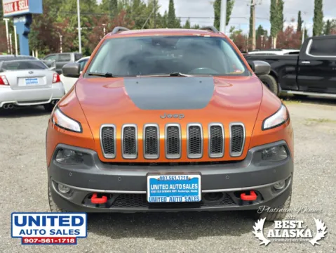 Another view of 2015 Jeep Cherokee TrailHawk Sport Utility 4D for sale in Anchorage, AK at United Auto Sales