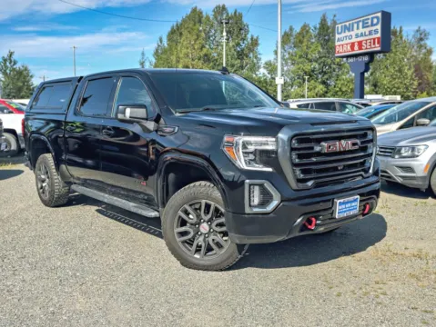 Black 2022 GMC Sierra 1500 Limited Crew Cab AT4 Pickup 4D 5 3/4 ft for sale in Anchorage, AK