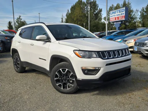White 2020 Jeep Compass Limited Sport Utility 4D for sale in Anchorage, AK