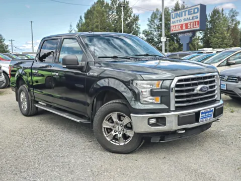 Gray 2015 Ford F-150 SuperCrew Cab XLT Pickup 4D 5 1/2 ft for sale in Anchorage, AK