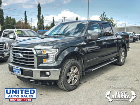 Another view of 2015 Ford F-150 SuperCrew Cab XLT Pickup 4D 5 1/2 ft for sale in Anchorage, AK at United Auto Sales