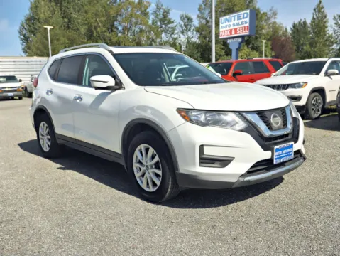 White 2017 Nissan Rogue SV (2017.5) Sport Utility 4D for sale in Anchorage, AK