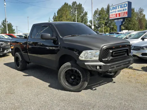 Black 2018 Ram 1500 Quad Cab Express Pickup 4D 6 1/3 ft for sale in Anchorage, AK