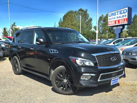 Black 2016 INFINITI QX80 Sport Utility 4D for sale in Anchorage, AK