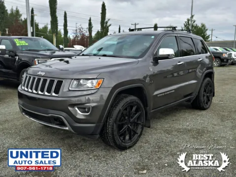Another view of 2014 Jeep Grand Cherokee Limited Sport Utility 4D for sale in Anchorage, AK at United Auto Sales
