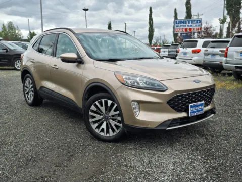 Gold 2020 Ford Escape Titanium Sport Utility 4D for sale in Anchorage, AK