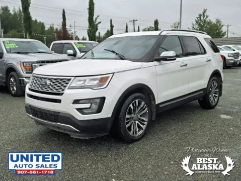 Photos of 2016 Ford Explorer Platinum Sport Utility 4D for sale in Anchorage, AK at United Auto Sales