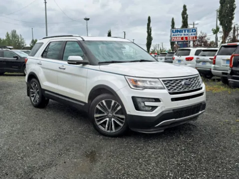 White 2016 Ford Explorer Platinum Sport Utility 4D for sale in Anchorage, AK