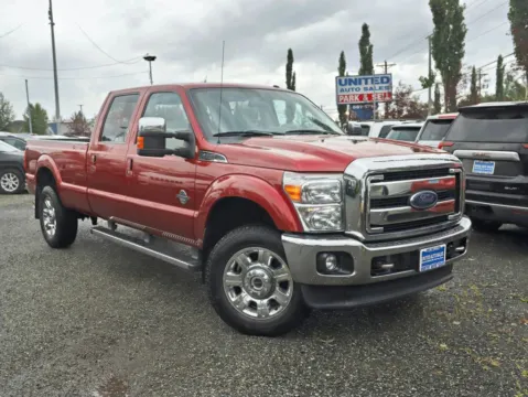 Red 2016 Ford F350 Super Duty Crew Cab Lariat Pickup 4D 8 ft for sale in Anchorage, AK