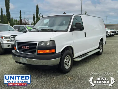 Another view of 2022 GMC Savana 2500 Cargo Regular Van 3D for sale in Anchorage, AK at United Auto Sales