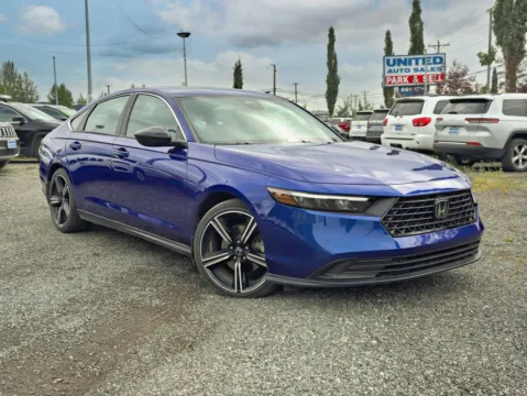Blue 2023 Honda Accord Hybrid Sport Sedan 4D for sale in Anchorage, AK