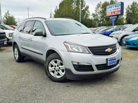 Silver 2017 Chevrolet Traverse LS Sport Utility 4D for sale in Anchorage, AK