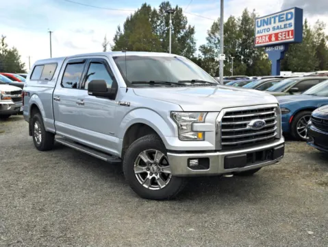 Silver 2016 Ford F-150 SuperCrew Cab XLT Pickup 4D 6 1/2 ft for sale in Anchorage, AK