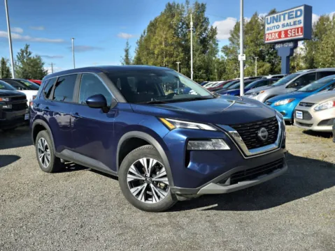 Blue 2023 Nissan Rogue SV (2023.5) Sport Utility 4D for sale in Anchorage, AK