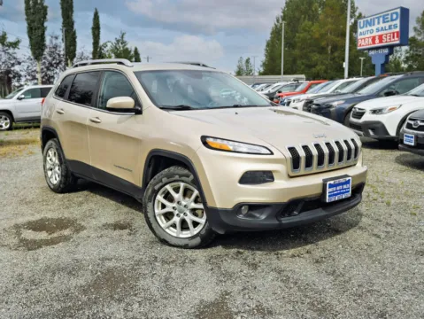 Beige 2015 Jeep Cherokee Latitude Sport Utility 4D for sale in Anchorage, AK
