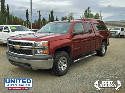 Another view of 2014 Chevrolet Silverado 1500 Double Cab Work Truck Pickup 4D 6 1/2 ft for sale in Anchorage, AK at United Auto Sales