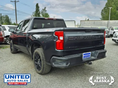 Another view of 2022 Chevrolet Silverado 1500 Limited Crew Cab Custom Pickup 4D 5 3/4 ft for sale in Anchorage, AK at United Auto Sales