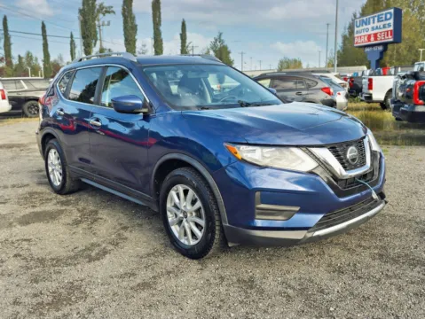 Blue 2018 Nissan Rogue SV Sport Utility 4D for sale in Anchorage, AK