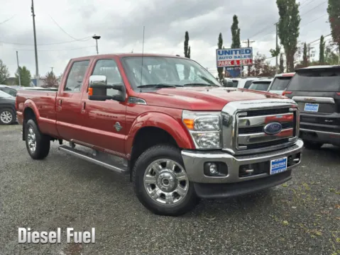 Red 2016 Ford F350 Super Duty Crew Cab Lariat Pickup 4D 8 ft for sale in Anchorage, AK