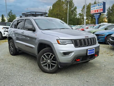 Gray 2017 Jeep Grand Cherokee Trailhawk Sport Utility 4D for sale in Anchorage, AK