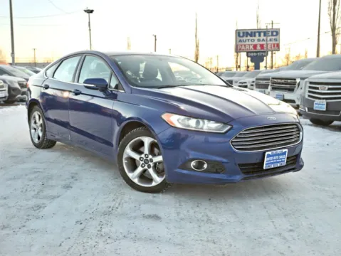 Blue 2016 Ford Fusion SE Sedan 4D for sale in Anchorage, AK