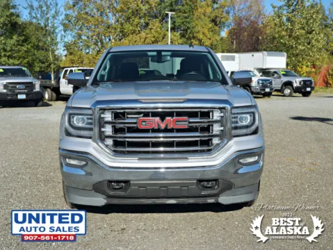 Photos of 2016 GMC Sierra 1500 Crew Cab SLT Pickup 4D 6 1/2 ft for sale in Anchorage, AK at United Auto Sales