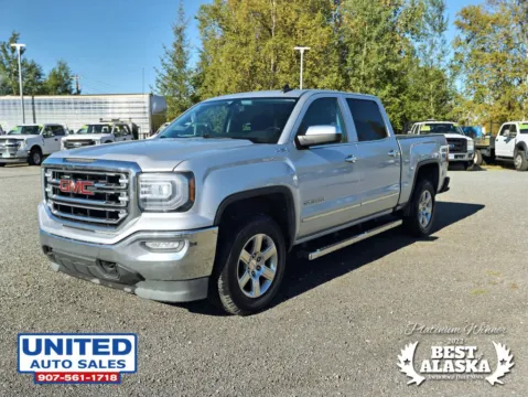 Another view of 2016 GMC Sierra 1500 Crew Cab SLT Pickup 4D 6 1/2 ft for sale in Anchorage, AK at United Auto Sales