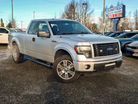 Silver 2014 Ford F-150 Super Cab STX Pickup 4D 6 1/2 ft for sale in Anchorage, AK