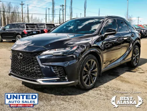 Photos of 2023 Lexus RX 350 F SPORT Handling Sport Utility 4D for sale in Anchorage, AK at United Auto Sales