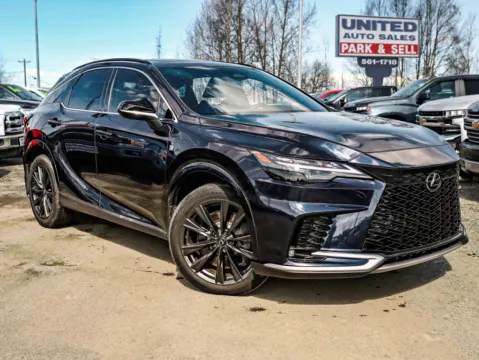 Blue 2023 Lexus RX 350 F SPORT Handling Sport Utility 4D for sale in Anchorage, AK