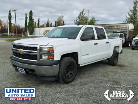 Photos of 2014 Chevrolet Silverado 1500 Crew Cab Work Truck Pickup 4D 5 3/4 ft for sale in Anchorage, AK at United Auto Sales
