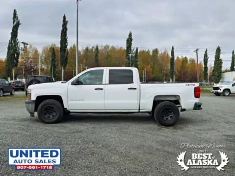 More photos of 2014 Chevrolet Silverado 1500 Crew Cab Work Truck Pickup 4D 5 3/4 ft at United Auto Sales, AK