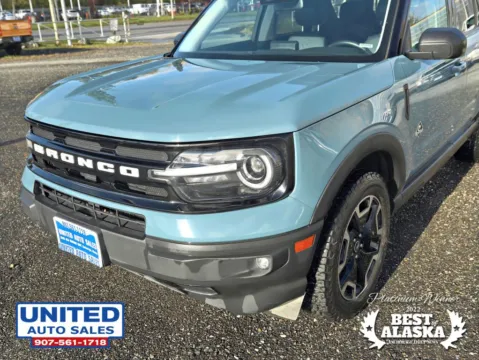 More photos of 2021 Ford Bronco Sport Outer Banks Sport Utility 4D at United Auto Sales, AK
