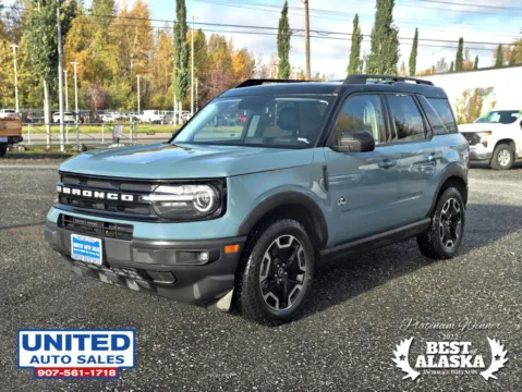 Photos of 2021 Ford Bronco Sport Outer Banks Sport Utility 4D for sale in Anchorage, AK at United Auto Sales
