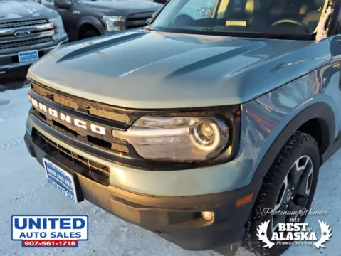 More photos of 2021 Ford Bronco Sport Outer Banks Sport Utility 4D at United Auto Sales, AK
