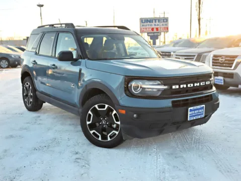 Blue 2021 Ford Bronco Sport Outer Banks Sport Utility 4D for sale in Anchorage, AK