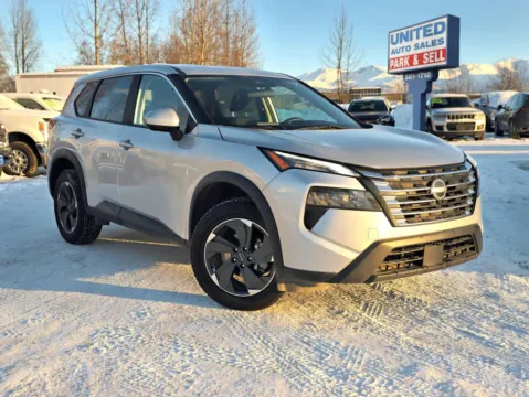 Silver 2024 Nissan Rogue SV Sport Utility 4D for sale in Anchorage, AK