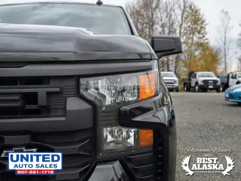 More photos of 2024 Chevrolet Silverado 1500 Crew Cab Custom Pickup 4D 5 3/4 ft at United Auto Sales, AK