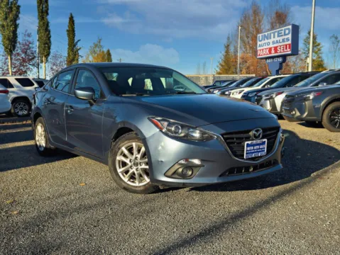 Blue 2015 MAZDA MAZDA3 i Touring Sedan 4D for sale in Anchorage, AK
