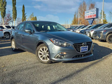 Blue 2015 MAZDA MAZDA3 i Touring Sedan 4D for sale in Anchorage, AK