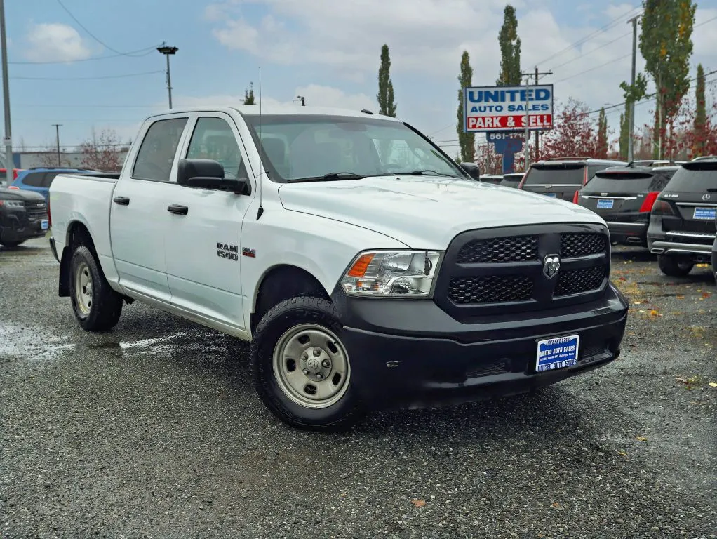 White 2016 Ram 1500 Crew Cab Tradesman Pickup 4D 5 1/2 ft for sale in Anchorage, AK
