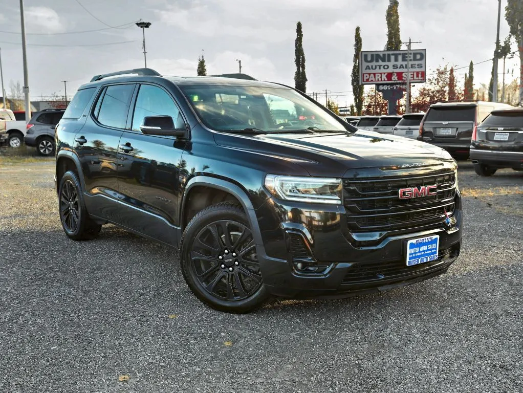 Black 2022 GMC Acadia SLT Sport Utility 4D for sale in Anchorage, AK