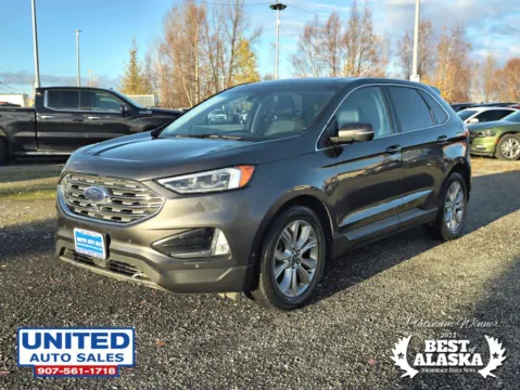 Photos of 2019 Ford Edge Titanium Sport Utility 4D for sale in Anchorage, AK at United Auto Sales