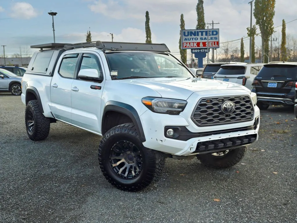 White 2021 Toyota Tacoma Double Cab TRD Off-Road Pickup 4D 6 ft for sale in Anchorage, AK